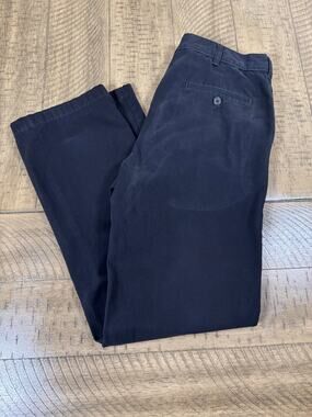 George Black Work Pants Mens 30x32 Straight Leg Retail Warehouse
